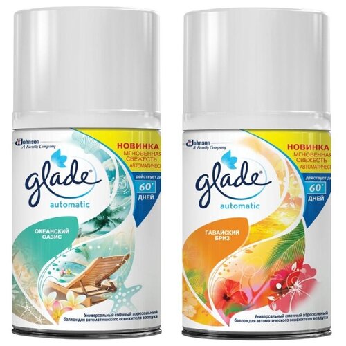 Сменный баллон для освежителя воздуха Glade Automatic 