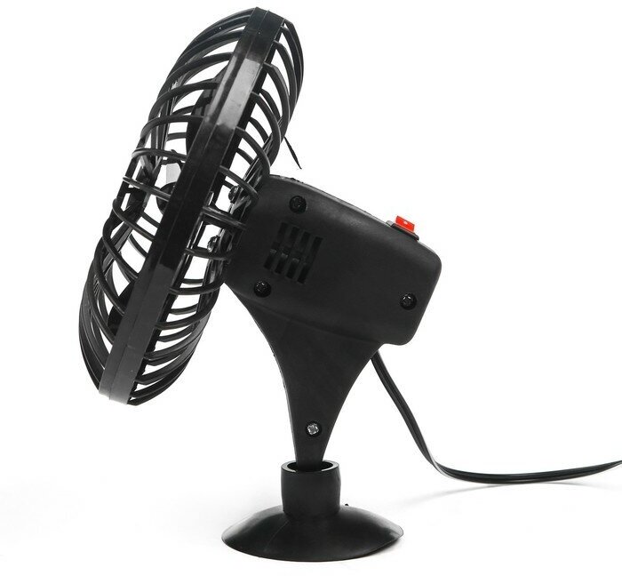 Вентилятор автомобильный AVS Сomfort 9041, 12 В 5", пластик, чёрный - фотография № 2