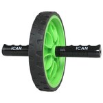 Ролик для пресса ICAN IFA-301, черный/зеленый - изображение