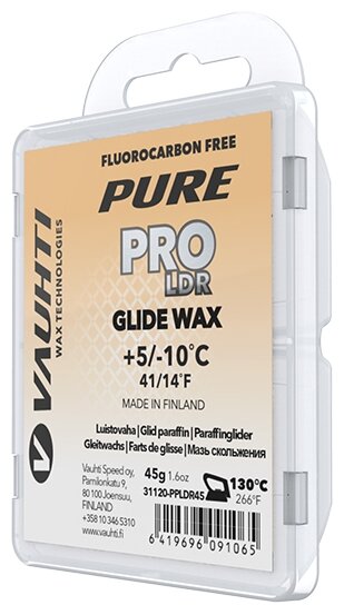 Мазь скольжения Vauhti Pure Pro LDR +5°C/-10°C 45 г (EV31120-PPLDR45)