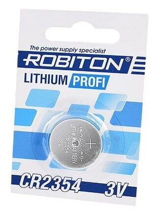 Дисковая батарейка Robiton CR2354 Lithium Profi 3v BL1 R-CR2354-BL1, 1шт.