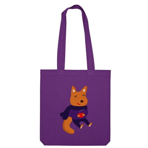 фото Сумка шоппер us basic, фиолетовый