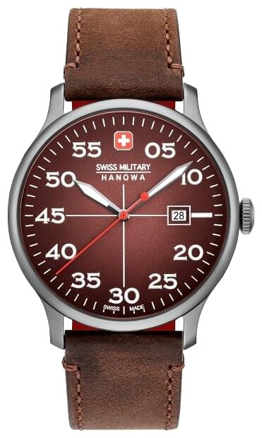 Наручные часы Swiss Military Hanowa 06-4326.30.005, коричневый, серый