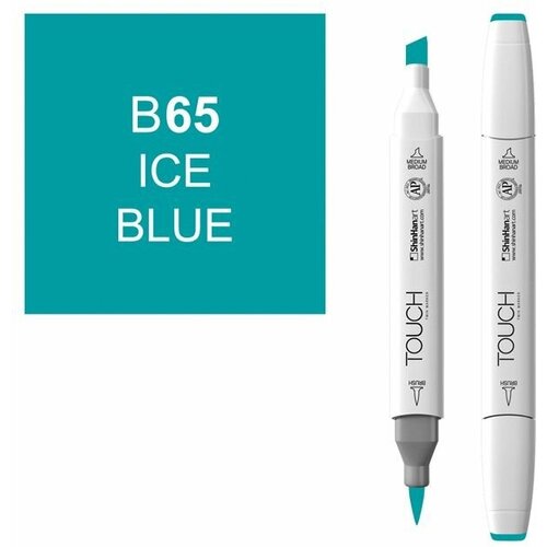 Маркер спиртовой BRUSH Touch Twin цв. B65 синий лед набор маркеров touch brush 24 цветов 1212400