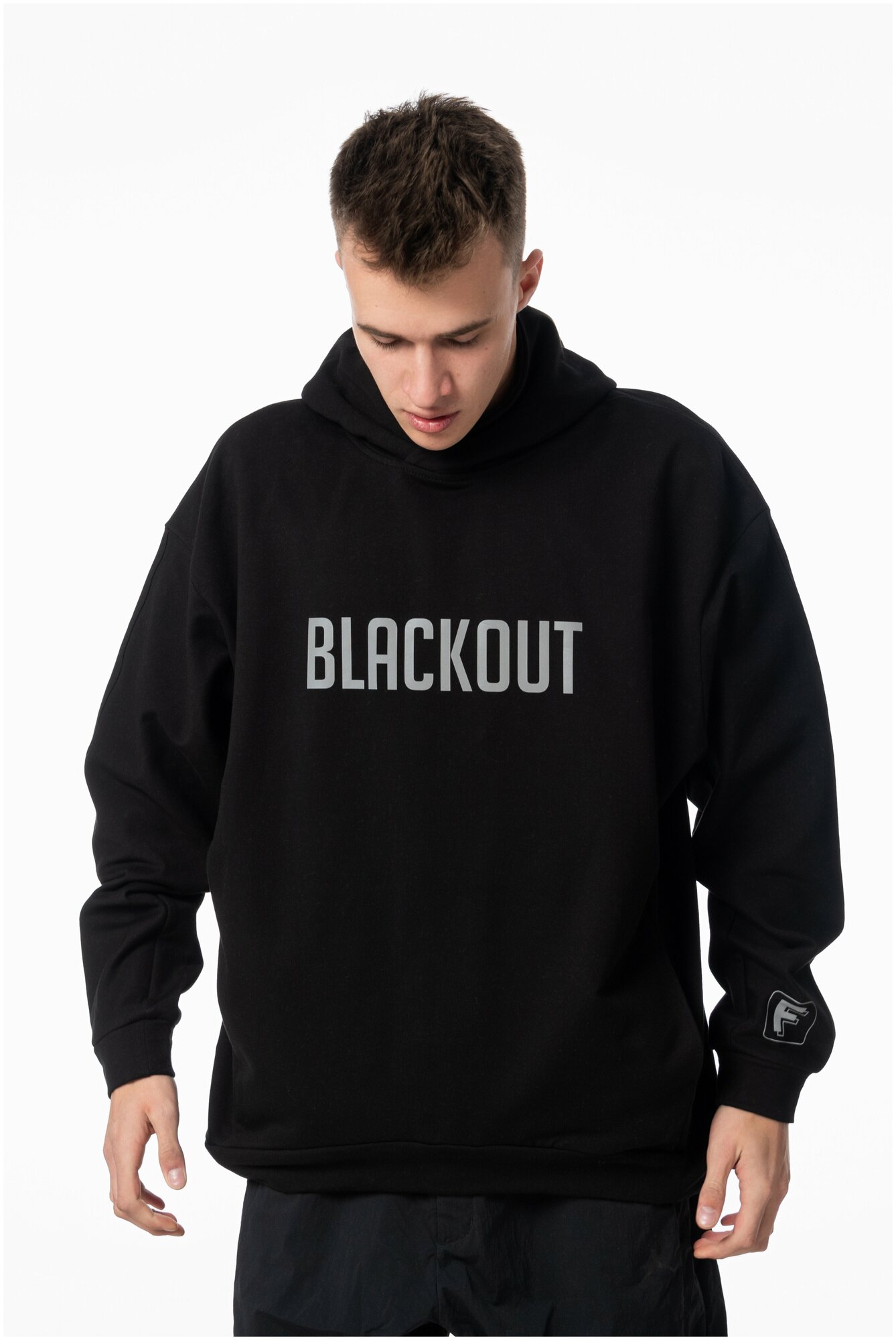 Rust blackout hoodie фото 12