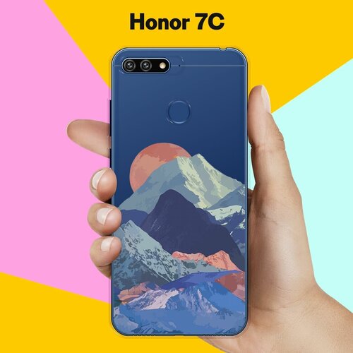 силиконовый чехол горы на honor 7c Силиконовый чехол Горы на Honor 7C