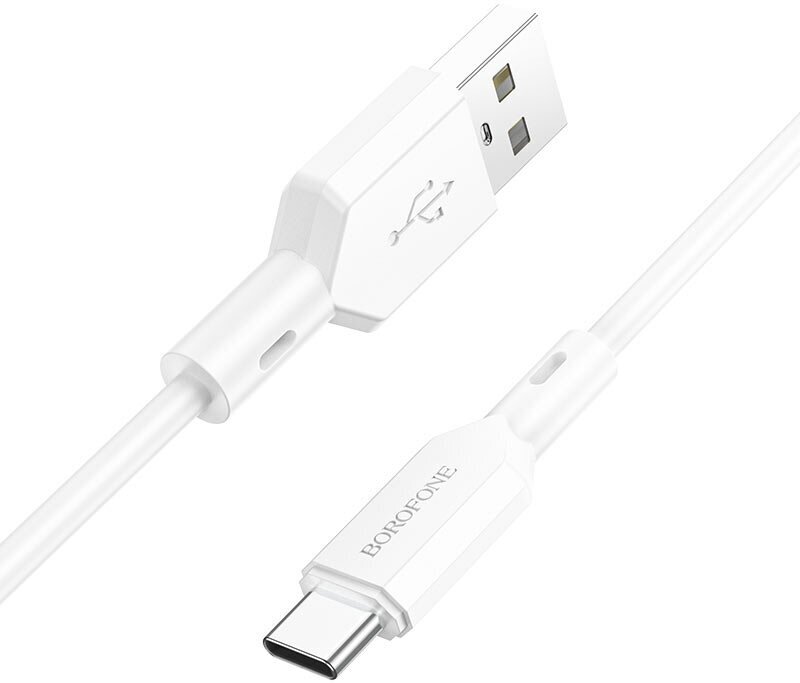 Кабель USB - Type-C Borofone BX70 белый, 1м
