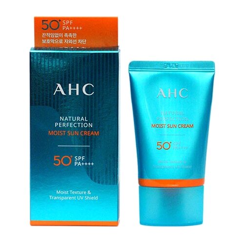 AHC крем Natural Perfection Moist Sun Cream SPF 50, 50 мл