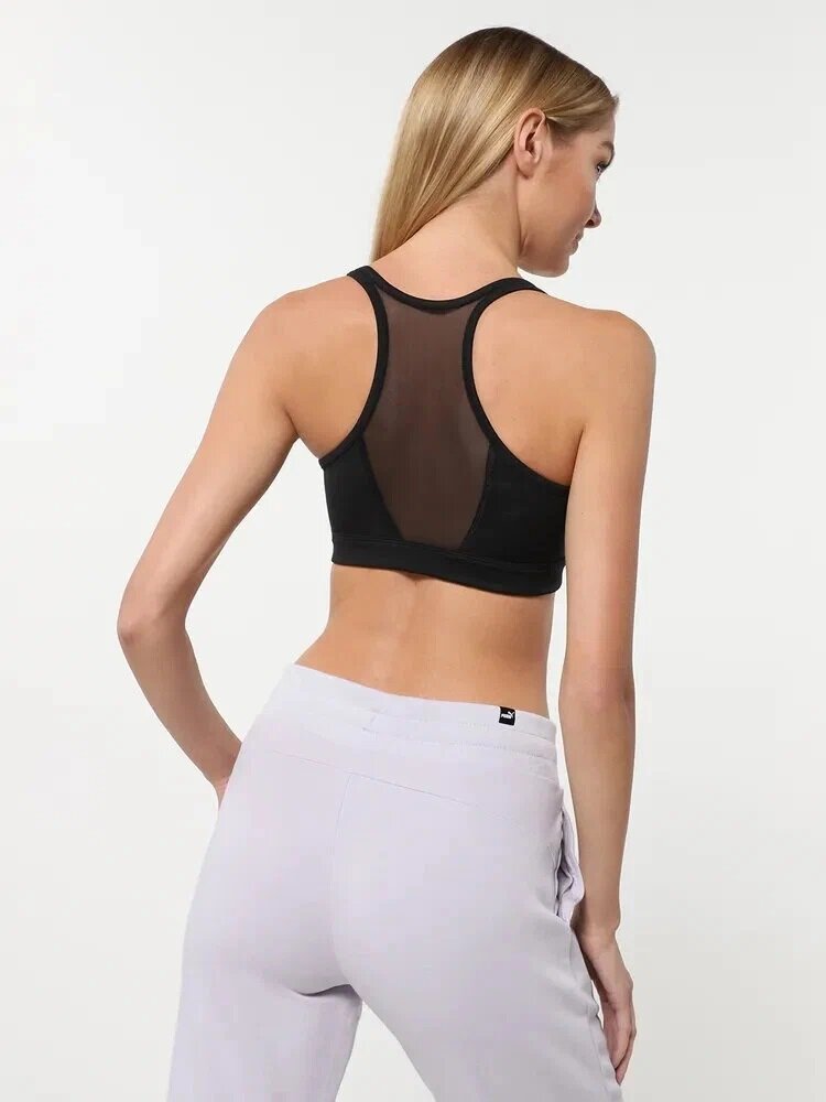 Топ PUMA Active ESS Bra Poly W, размер L, черный — фото 1