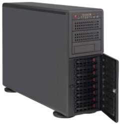 Сервер Supermicro SuperServer 7048R-TRT без процессора/без ОЗУ/без накопителей/количество отсеков 3.5" hot swap: 8/2 x 920 Вт