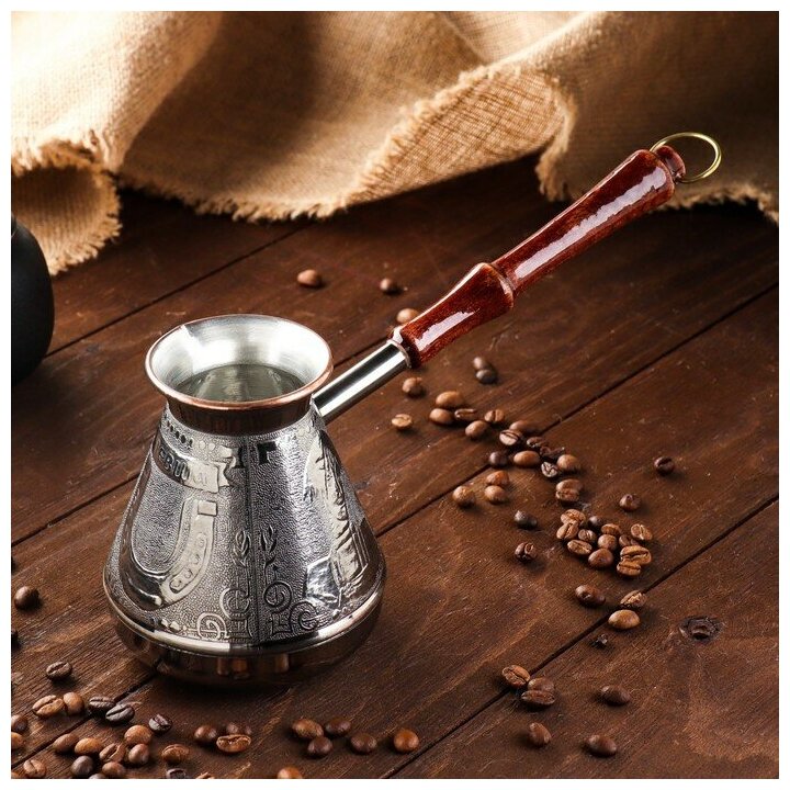 Турка для кофе медная «Левша», 0,5 л