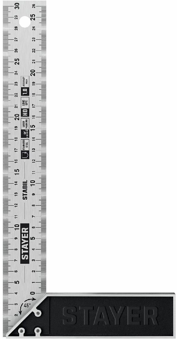 Столярный угольник STAYER 300 мм (3431-30_z02)