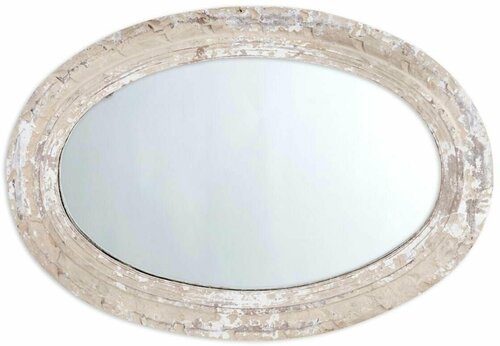 Зеркало настенное овальное декоративное 46х3х66 см SPECCHI BLANC BLANC MARICLO