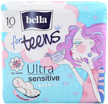 Гигиенические прокладки Bella for Teens Ultra Sensitive, 10 шт. - фото №20