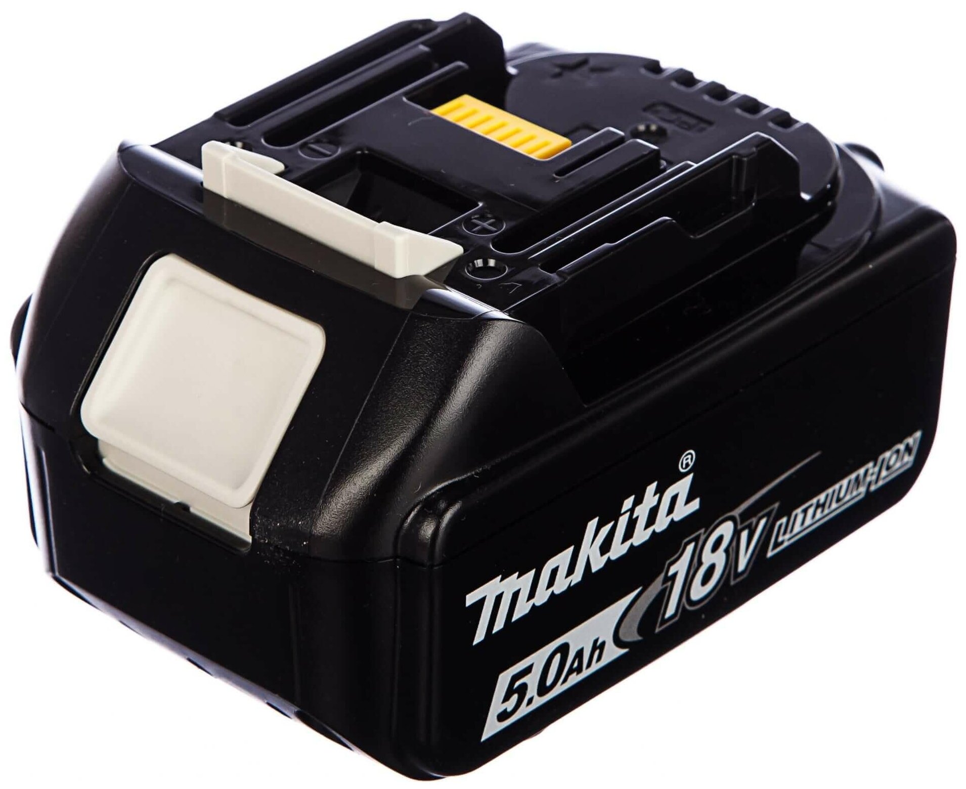 Аккумулятор для электроинструмента Makita BL1850B (18V 5.0 Aч индикатор заряда оригинал) полиэт. пакет 632F15-1