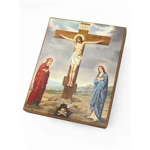 Икона Распятие Христа (Голгофа), размер - 20х25