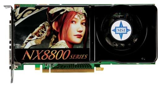 Видеокарта MSI GeForce 8800 GTS 650Mhz PCI-E 2.0 512Mb 1940Mhz 256 bit 2xDVI TV HDCP YPrPb