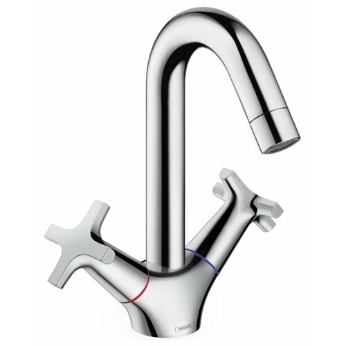 фото Смеситель для раковины (умывальника) hansgrohe Logis Classic 71270000 двухрычажный хром