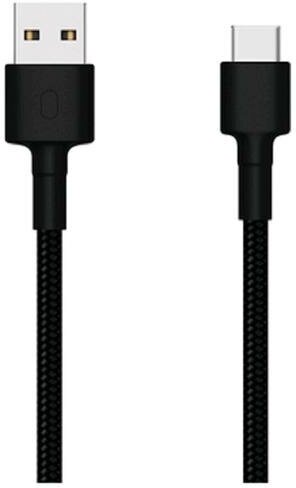 Кабель XIAOMI Mi Braided USB Type-C Cable, 1 м, черный (SJV4109GL)