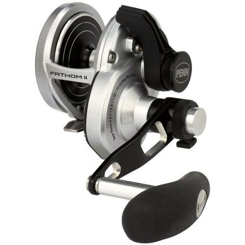 Катушка мультипликаторная Penn Fathom II 15XNLD2LH Lever Drag 2 Speed Reel Box LH baitcasting reel lightweight 8kg max drag 8 1bb 7 3 1 high speed magnetic brake remsysteem reel saltwater freshwater tackle