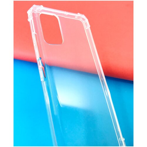 Чехол на смартфон Samsung Galaxy A51 накладка прозрачная с усиленными углами