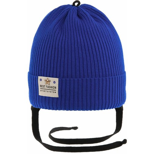 фото Шапка mialt, размер 50/52, синий