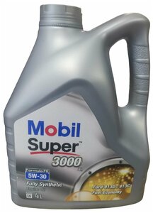 Mobil Масло Моторное Mobil Super 3000 X1 Formula Fe 5W-30 Синтетическое 4 Л 151527