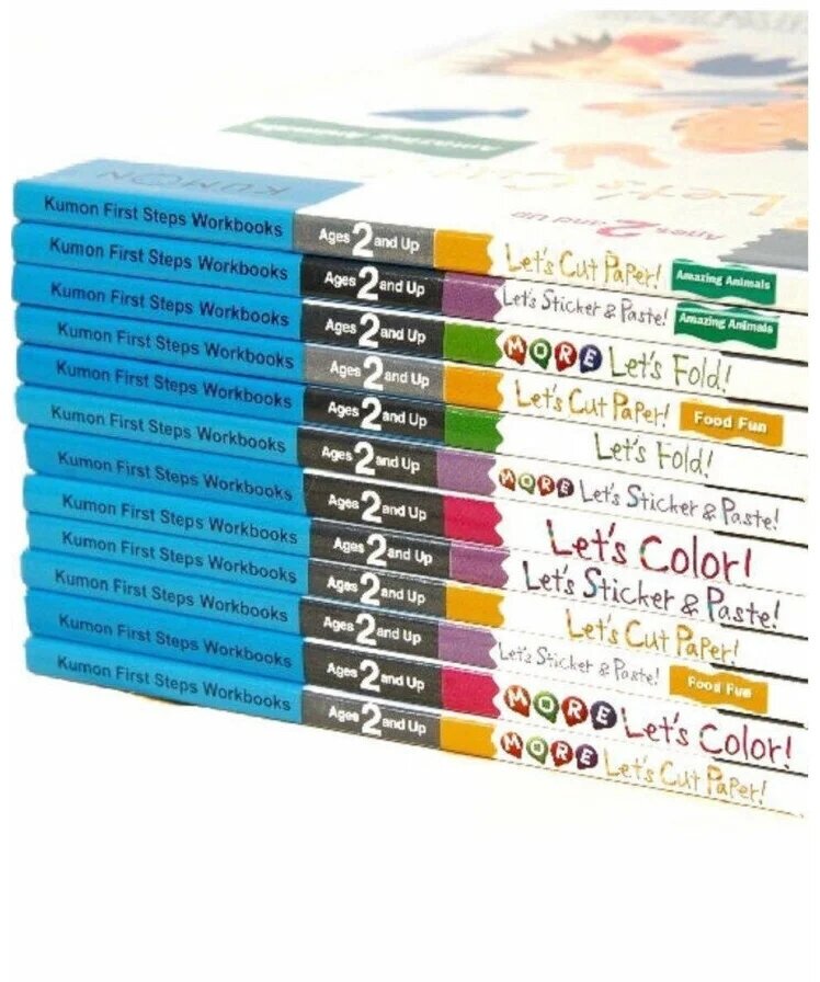 Kumon First Steps Workbooks (12 books), KUMON