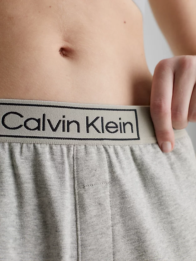 Брюки домашние Calvin Klein, Цвет: серый, Размер: L - фотография № 3