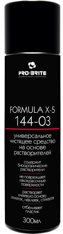 Средство для сложных загрязнений Formula X-5 Pro-Brite, 300 мл - фотография № 4