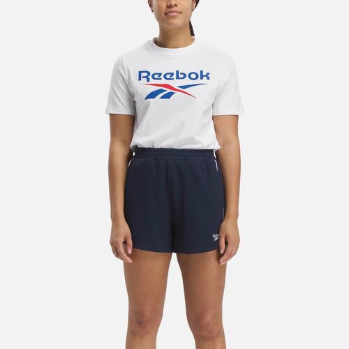 фото Футболка reebok reebok id t-shirt, силуэт свободный, размер m, белый