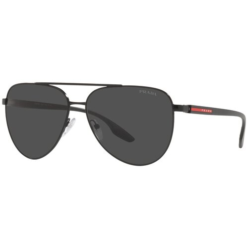 солнцезащитные очки prada linea rossa 03ys 1bo06f чёрный размер 64mm Солнцезащитные очки Prada PS 52WS 1BO06F, черный