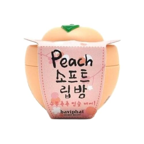 Персиковый бальзам для губ  Baviphat Peach Soft Lip Balm