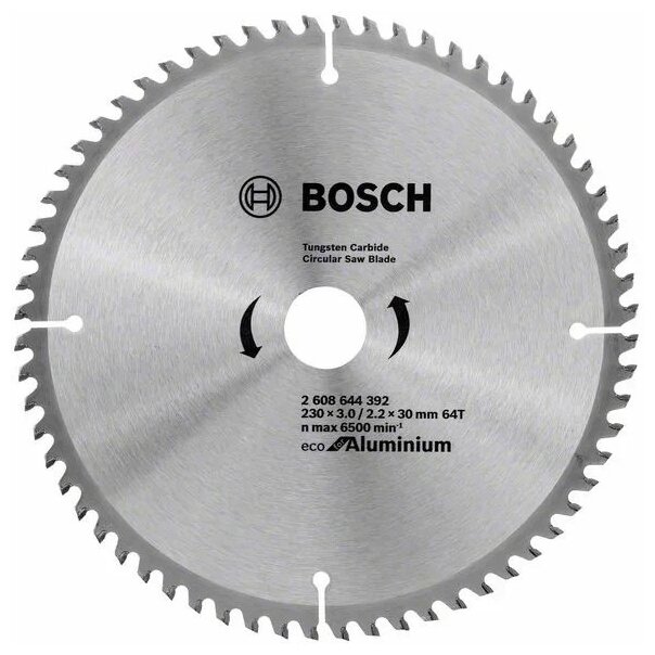 Пильный диск ECO AL (230x30 мм; 64T) Bosch 2608644392