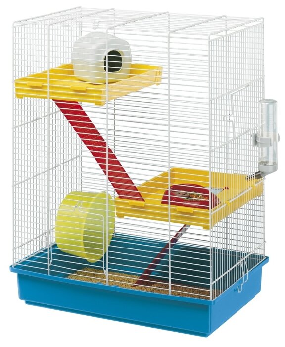 Ferplast Hamster Tris клетка для грызунов (46х29х58 см) голубой