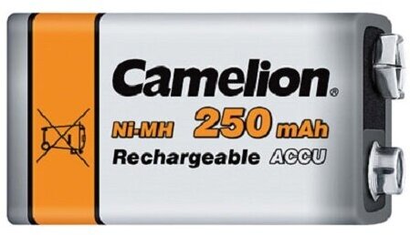 Camelion 9V-250mAh Ni-Mh BL-1 (NH-9V250BP1, аккумулятор,9В), цена за 1 шт.