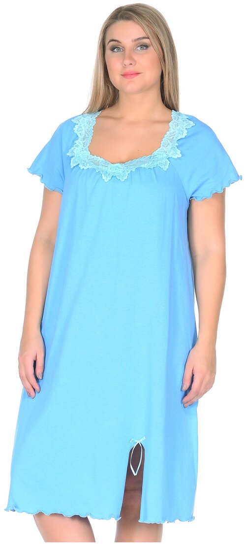 Сорочка Elli Dolli, размер XXL, голубой