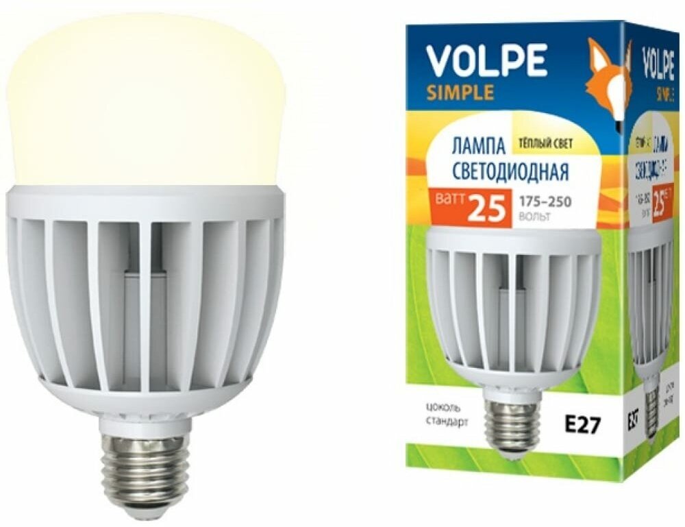 VOLPE 10808 LED-M80-25W/WW/E27/FR/S картон