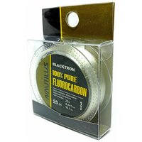 Леска Nautilus Blacktron 100% Fluorocarbon d-0.441 10.1кг 22lb Clear 25м