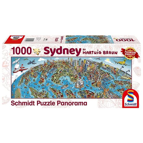 Пазл Schmidt Хартвиг Браун Панорама города Сидней (59595), 1000 дет.