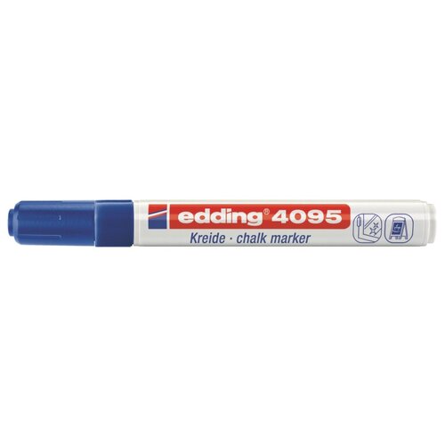 Маркер меловой Edding E-4095 chalk marker синий_003