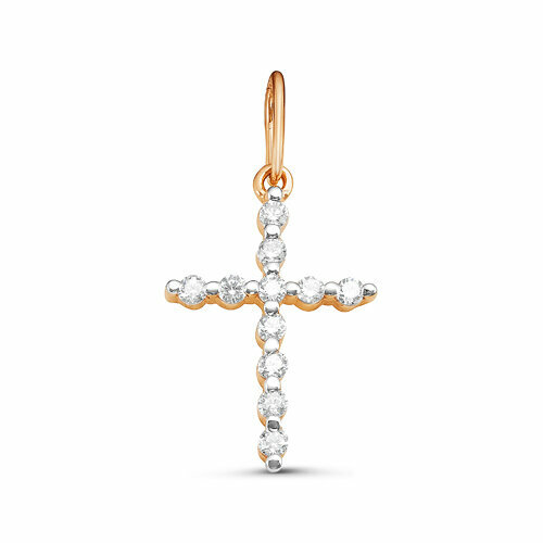 фото Подвеска из золота с фианитами яхонт ювелирный арт. 164525