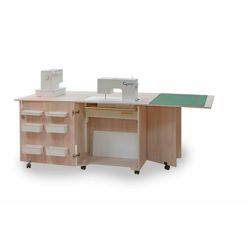Стол для швейной машины и оверлока Комфорт 1QL Акация 62900₽