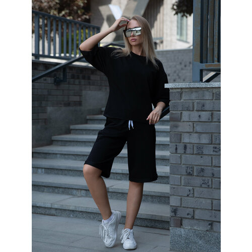 фото Костюм crosssport, размер 48, черный