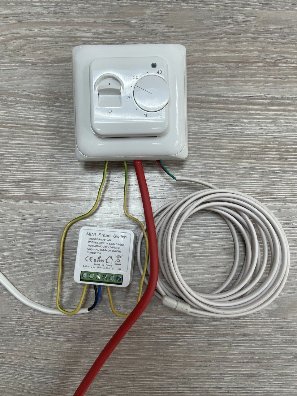 Нагревательный мат, СТН, КМ Light - 900-6,0 150 Вт/м2 с механическим терморегулятором и Wi-Fi реле, 6,0 м2, 1200х50 см - фотография № 10