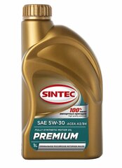 Синтетическое моторное масло SINTEC Premium SAE 5W-30 ACEA A3/B4, 1 л