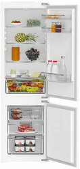 Встраиваемый двухкамерный холодильник Indesit IBD 18