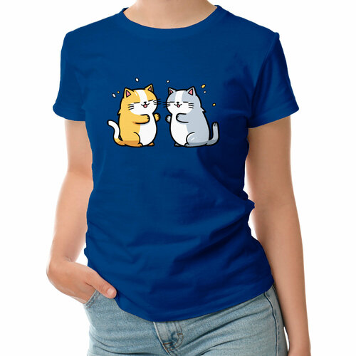 фото Футболка roly, размер l, синий