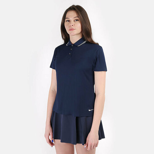 фото Поло nike dri-fit victory women's golf polo, размер m, синий