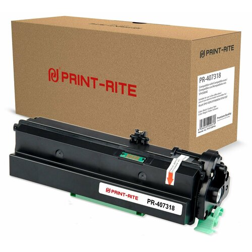 Print-Rite PR-407318 картридж лазерный (Ricoh 407318) черный 12000 стр